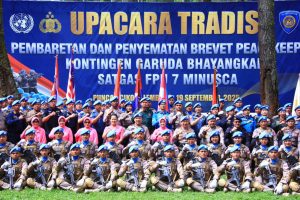 FPU 7 MINUSCA Siap Berangkat Ke Africa Tengah, Kadivhubinter Polri : Misi Perdamaian, Polri Terlatih